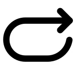 Loop Once SVG Icon